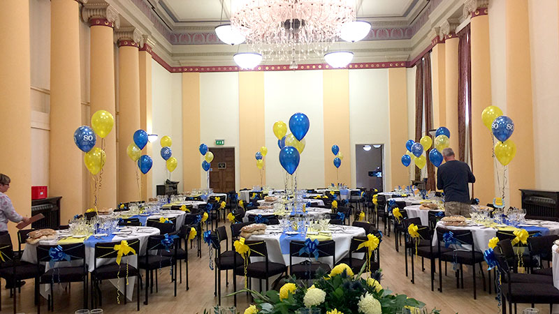 A decorated Assembly Room in Macclesfield Town Hall