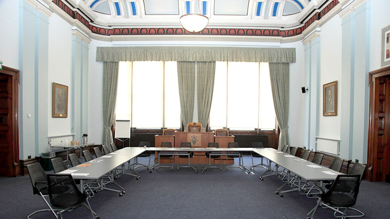 Council Chamber in Macclesfield Town Hall