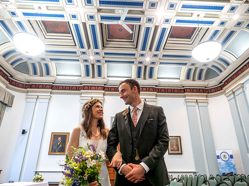 Wedding at Macclesfield Town Hall